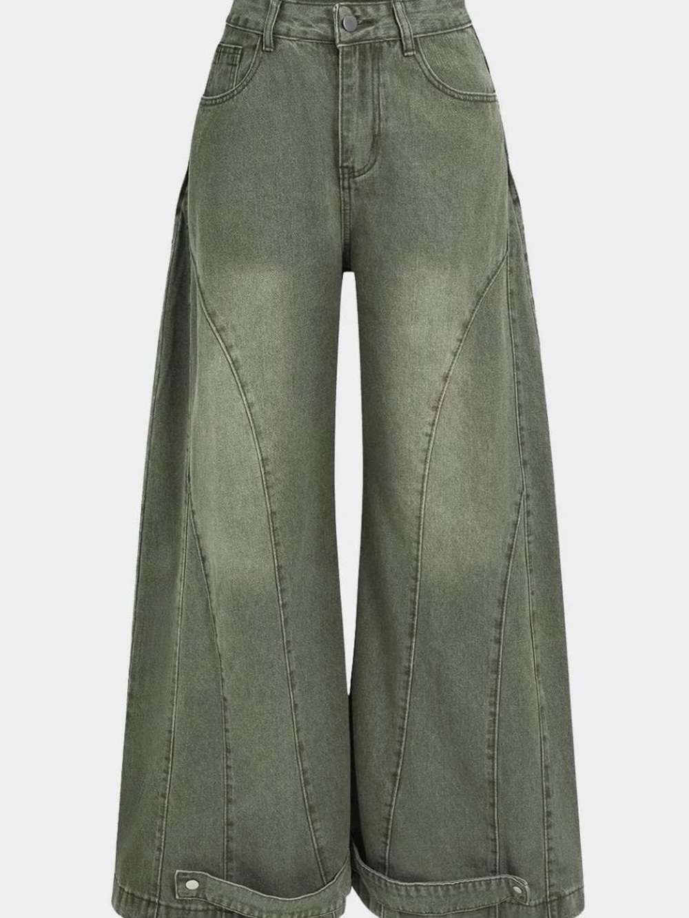 Micas wide leg denim